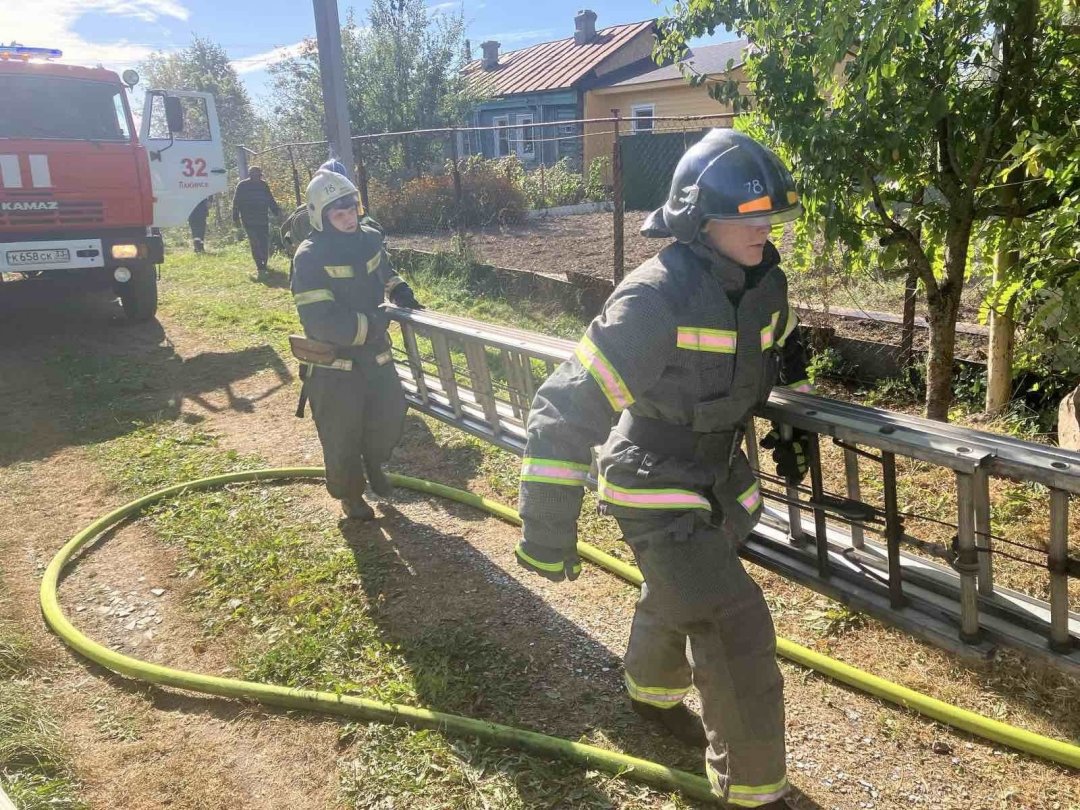 Пожар Собинский район, д. Хреново, д.63